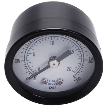 Μίνι μετρητής πίεσης 2X Ts-40 1/8 ιντσών για υγρό νερό καυσίμου αέρα πετρελαίου 0-20 Bar / 0-300 Psi
