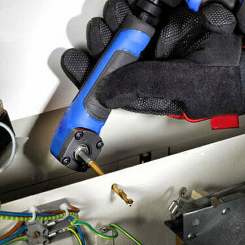 1/4 colio šešiakampio veržliarakčio grąžto antgalio lizdo laikiklis 90 laipsnių dešiniojo kampo prailginimo suktuvo adapteris gręžimo koto magnetinis atsuktuvas