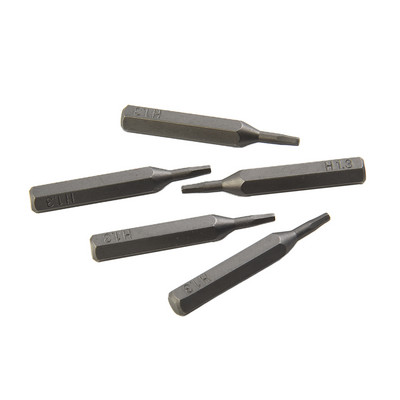 5 vnt Atsuktuvo antgalis H4×28mm Mažo šešiakampio atsuktuvo antgalis H0,7 H0,9 H1,5 H2 H3 H4 4 mm šešiakampio koto baldų pramonės varžtų įranga