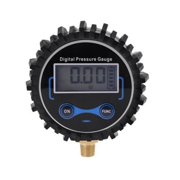 Ψηφιακό μετρητή πίεσης ελαστικών 1/8 NPT LCD Σύστημα παρακολούθησης πίεσης ελαστικών για ελαστικά για αυτοκίνητα/φορτηγά/μοτοσικλέτες/ποδήλατα