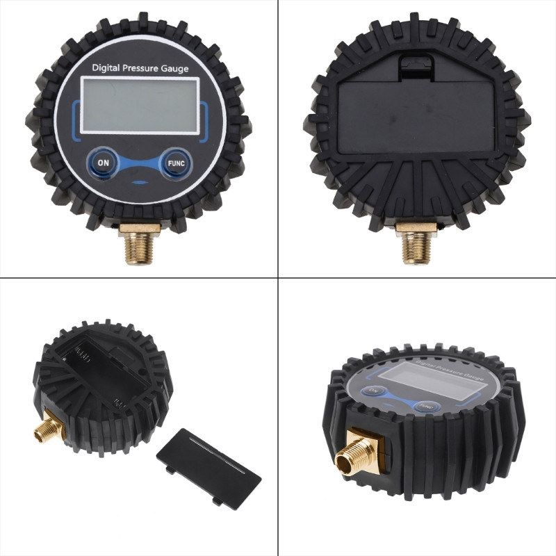 Ψηφιακό μετρητή πίεσης ελαστικών 1/8 NPT LCD Σύστημα παρακολούθησης πίεσης ελαστικών για ελαστικά για αυτοκίνητα/φορτηγά/μοτοσικλέτες/ποδήλατα