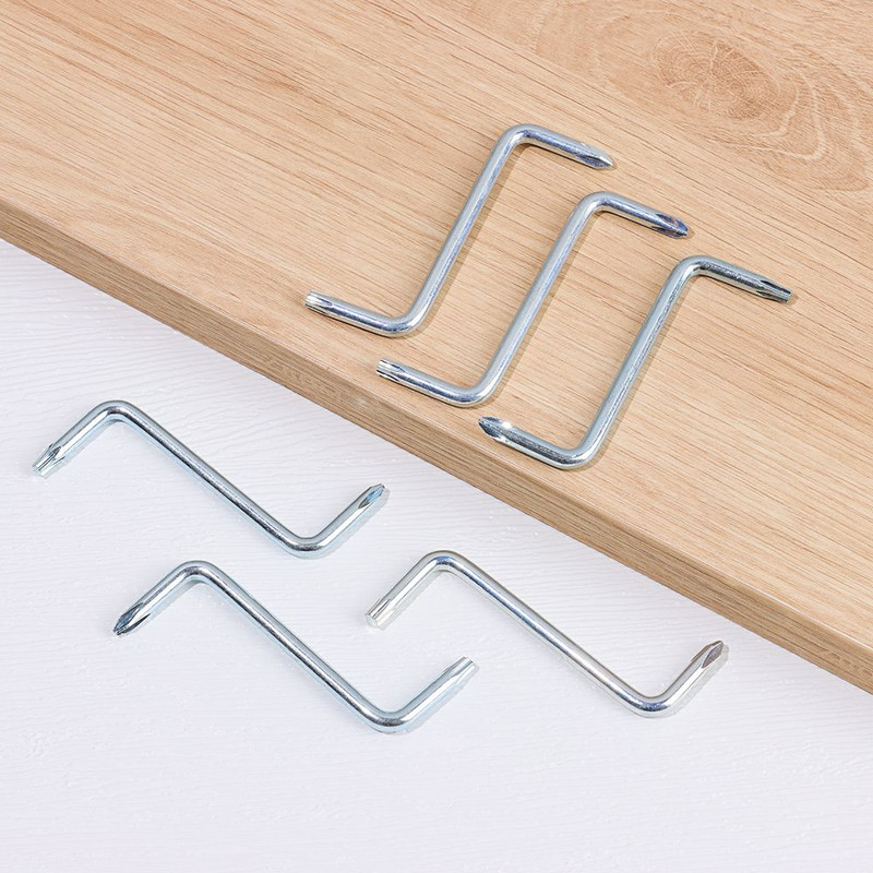 Z-tüüpi kruvikeeraja L-kujuline 90-kraadine täisnurkne küünarnukk, mis on piludega magnetilise lühikese kruvikeerajaga auto poritiiba tööriista käsitööriistad