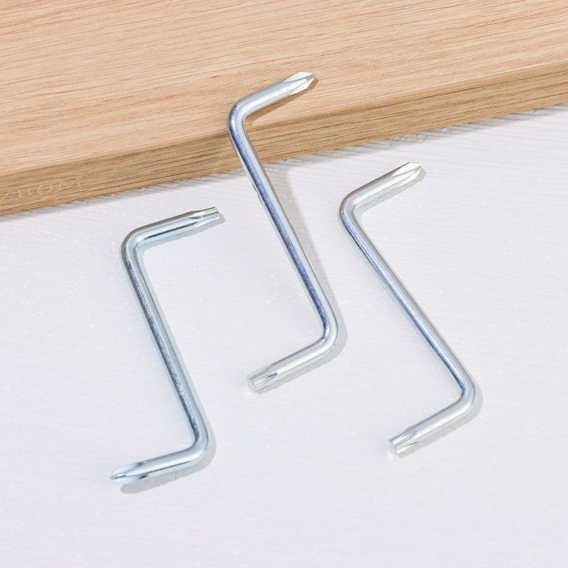 Z-tüüpi kruvikeeraja L-kujuline 90-kraadine täisnurkne küünarnukk, mis on piludega magnetilise lühikese kruvikeerajaga auto poritiiba tööriista käsitööriistad