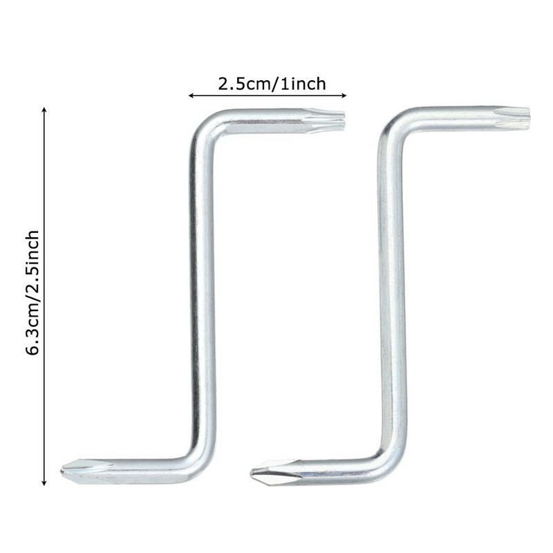 Z-tüüpi kruvikeeraja L-kujuline 90-kraadine täisnurkne küünarnukk, mis on piludega magnetilise lühikese kruvikeerajaga auto poritiiba tööriista käsitööriistad