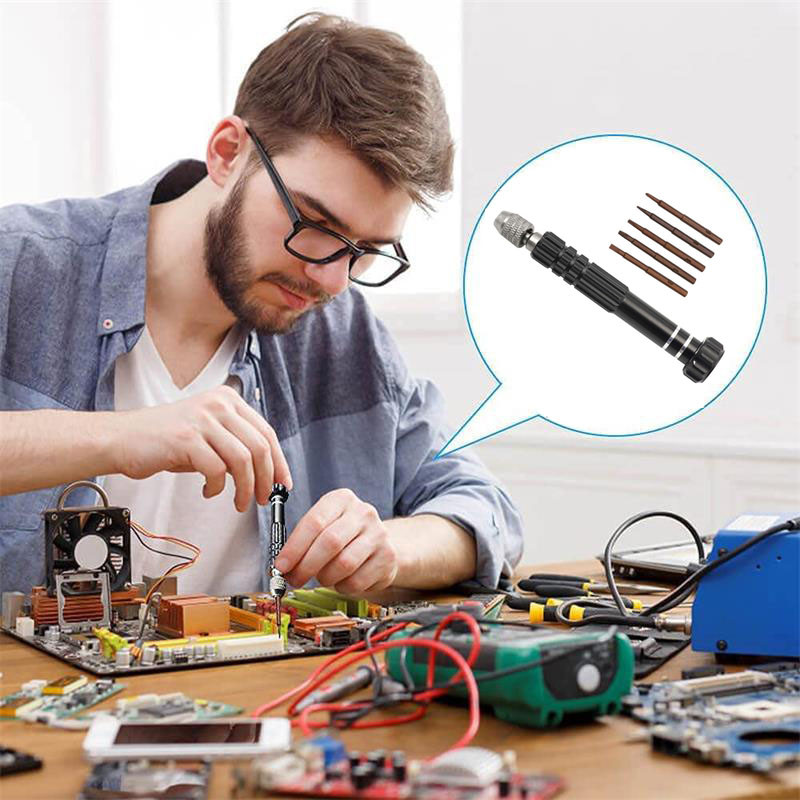 Mängu kruvikeeraja võtmekomplekt 5-ühes Mini kaasaskantav piludega Phillips Hex Pozidriv kruvikeeraja tahvelarvuti mobiiltelefoni avamiseks