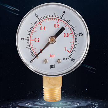 Αξεσουάρ μετρητή πίεσης καυσίμου αέρα νερού φορητό αντιδιαβρωτικό βαθμονομημένο αντικραδασμικό μετρητή χημικής μηχανικής