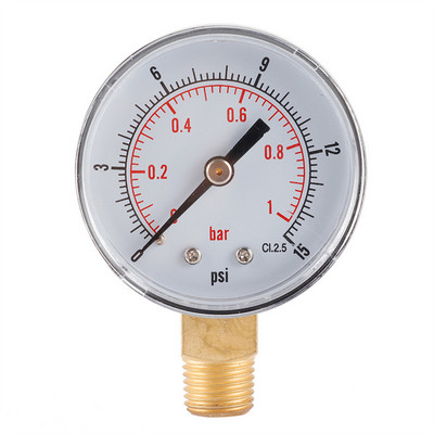 Õhk vee kütuse rõhumõõtur Kaasaskantav korrosioonivastane Gradueeritud põrutuskindel keemiainseneri mõõturi tarvikud