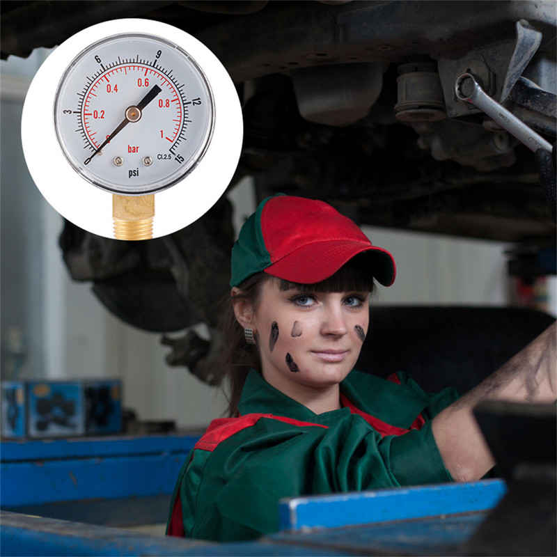 Õhk vee kütuse rõhumõõtur Kaasaskantav korrosioonivastane Gradueeritud põrutuskindel keemiainseneri mõõturi tarvikud