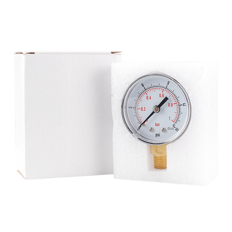 Õhk vee kütuse rõhumõõtur Kaasaskantav korrosioonivastane Gradueeritud põrutuskindel keemiainseneri mõõturi tarvikud