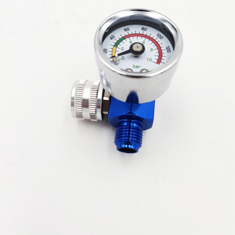 1/4 hüvelykes szórópisztoly beállító légnyomásmérő szabályozó autó autójavító festőeszköz szórópisztoly tartozékokhoz pneumatikus szerszámok