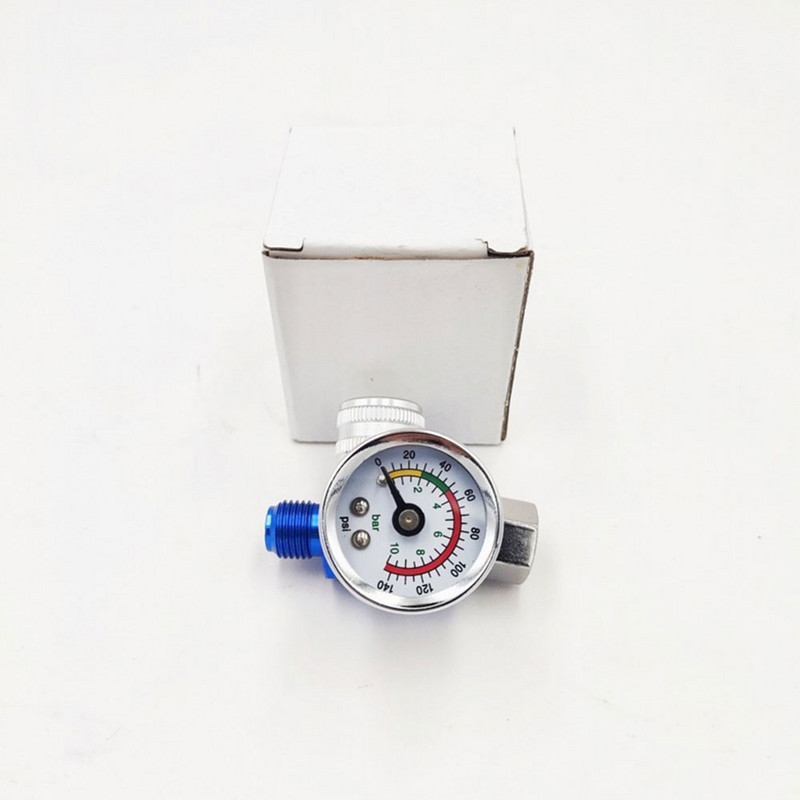 1/4 hüvelykes szórópisztoly beállító légnyomásmérő szabályozó autó autójavító festőeszköz szórópisztoly tartozékokhoz pneumatikus szerszámok