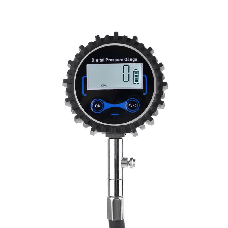 Digitalni mjerač tlaka u gumama 200 PSI izmjenjiva zračna stezna glava za automobile Motocikl Rv SUV Kamion TPMS Guma za bicikle
