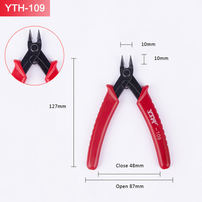 Täpsed diagonaalsed tangid Lõiketangid traatkaabli lõikurile Kõrge kõvadusega elektroonilised remondikäsitööriistad 135 * 83 mm libisemiskindlad