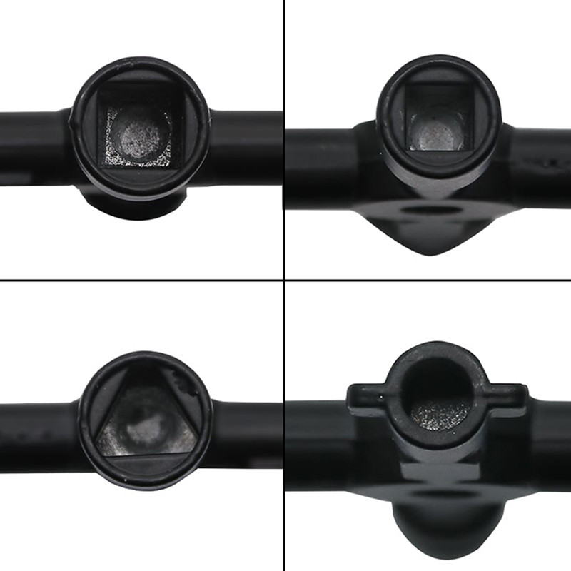 Multifunktsionaalne 4-suunaline universaalne kolmnurkvõti võti Torumeeste võtmed Kolmnurk gaasielektriarvestite kappide jaoks õhutusradiaatorid