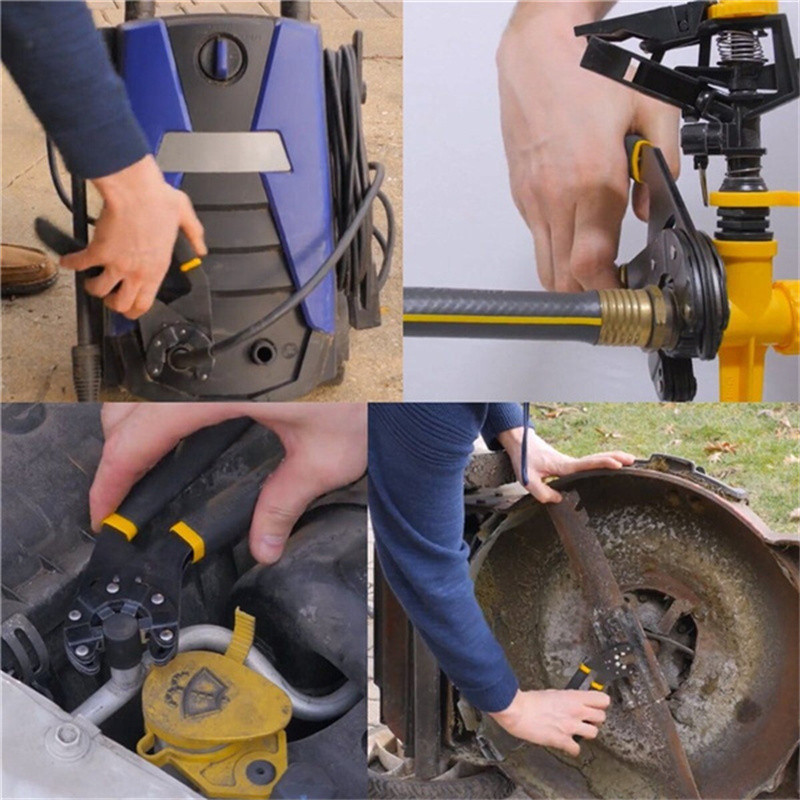 6-tolline/8-tolline multifunktsionaalne reguleeritav universaalne mutrivõti koos Chrome`i käsitöölise mutrivõtmeklambriga Mehaaniline töökoja tööriistade remonditööriist