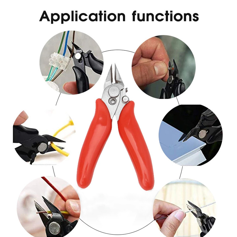 ONENUM Mini Clești Diagonale 3,5 inch Cutter cablu multifuncțional Mic tăiere moale Clește electronică Instrument de mână din oțel inoxidabil