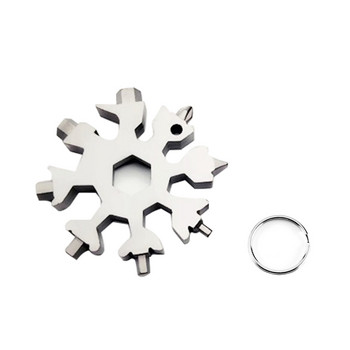 Φορητό EDC Multifunction Torque Snowflake κλειδί από κράμα χάλυβα εξαγωνικό 18-σε-1 οκταγωνικό κατσαβίδι οικιακό οικιακό εργαλείο