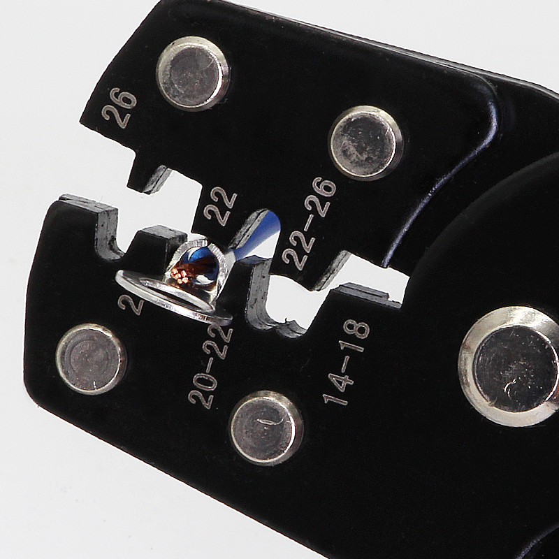 1 clește de sertizare multifuncțional 4 în 1, dispozitiv de îndepărtare a sârmei, tăietor de sârmă, clește terminal, accesorii de cablare, accesorii pentru unelte de mână