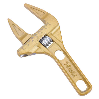 1 vnt. daugiafunkcis reguliuojamas veržliaraktis aliuminio lydinio didelis atviras veržliaraktis Universalus veržliaraktis vandens vamzdžio sraigtas vonios kambario remonto įrankis