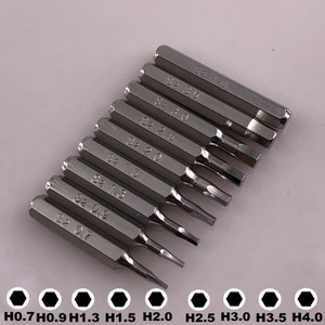 3/25 colių (4 mm) bitų Torx atsuktuvas T1 T2 T3 T4 T5 T6 T8 T9 T10 PH000 Pentalobe 0.8/1.2 skirtas Macbook Air Pro iphone