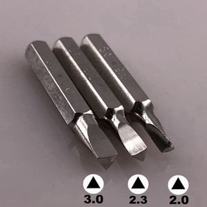 3/25 colių (4 mm) bitų Torx atsuktuvas T1 T2 T3 T4 T5 T6 T8 T9 T10 PH000 Pentalobe 0.8/1.2 skirtas Macbook Air Pro iphone