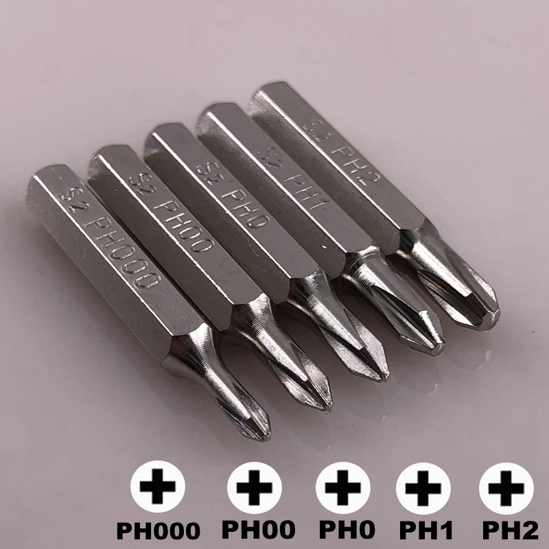 3/25 colių (4 mm) bitų Torx atsuktuvas T1 T2 T3 T4 T5 T6 T8 T9 T10 PH000 Pentalobe 0.8/1.2 skirtas Macbook Air Pro iphone