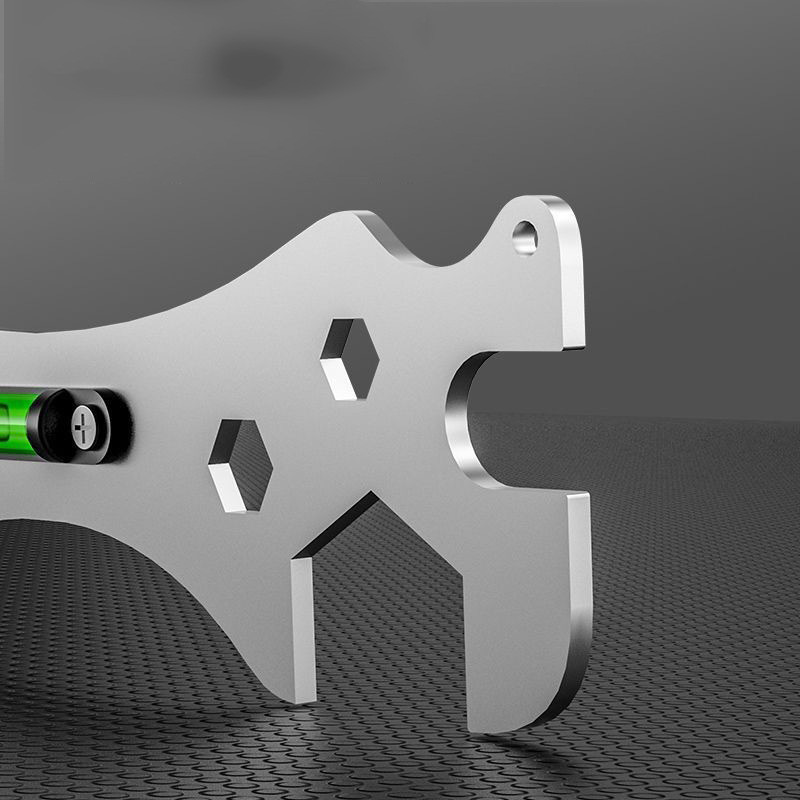 Specialūs veržliarakčio įrankiai su lygiu dušo maišytuvo montavimas vonios kambarys Daugiafunkcinis lygio veržliarakčio liniuotės atstumo matavimo įrankis