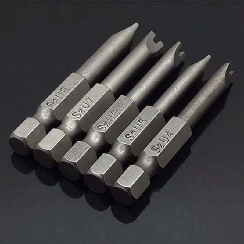 5gab. drošības uzgaļu komplekts, pret viltojuma drošs skrūvgriezis, urbis