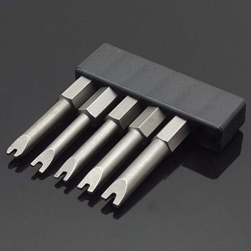 5gab. drošības uzgaļu komplekts, pret viltojuma drošs skrūvgriezis, urbis