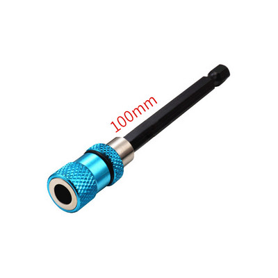 Μαγνητικό κατσαβίδι 1/4 ιντσών επέκτασης ράβδου κεφαλής Μαγνητικό κατσαβίδι Μοχλός γρήγορης μεταφοράς αυτοασφαλιζόμενη ράβδο προέκτασης 60/100/150 mm Εργαλεία χειρός