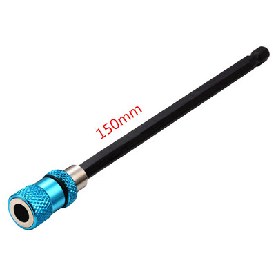 Μαγνητικό κατσαβίδι 1/4 ιντσών επέκτασης ράβδου κεφαλής Μαγνητικό κατσαβίδι Μοχλός γρήγορης μεταφοράς αυτοασφαλιζόμενη ράβδο προέκτασης 60/100/150 mm Εργαλεία χειρός