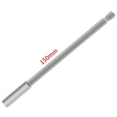 Μαγνητικό κατσαβίδι 1/4 ιντσών επέκτασης ράβδου κεφαλής Μαγνητικό κατσαβίδι Μοχλός γρήγορης μεταφοράς αυτοασφαλιζόμενη ράβδο προέκτασης 60/100/150 mm Εργαλεία χειρός