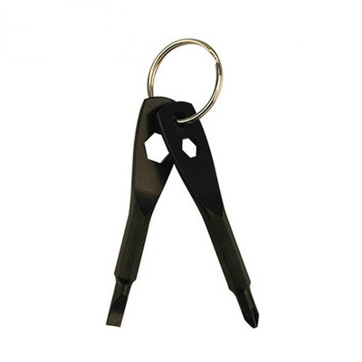 Set de set de șurubelnițe portabile 4 în 1, mini cheie cu piuliță, breloc pentru reparații de urgență în aer liber, unelte de mână, gadgeturi EDC de precizie