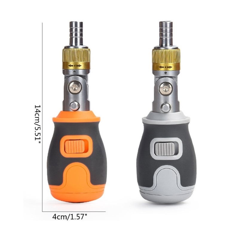 8 vienā vairāku leņķu salokāms sprūdrata skrūvgriežu komplekts 180 Rotējošais skrūvgriezis Darbu taupošs rokas instrumenta apkopes remonts R7UA