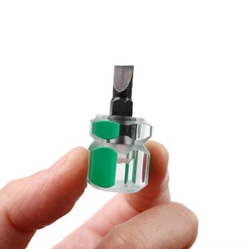 Mini Screwdriver Phillips Screwdriver Mini Screwdriver Κοντό Μικρό Μικρό Σχιστό Φτερό Κιτ εργαλείων Επίπεδο σταυροκατσάβιδο με σχισμή