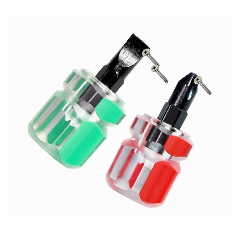 Mini skrūvgriezis Phillips skrūvgriezis Mini skrūvgriezis īss, mazs, sadalīts spārns, instrumentu komplekts, plakans skrūvgriezis ar šķērsgalvu