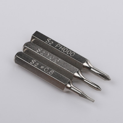 Precīzs augstas kvalitātes skrūvgrieža uzgalis S2 28 mm × H4 3/25 collu TORX T2 T5 Phillips rokas instrumenti 3gab priekš iphone6/6S/7S/7P/8/8P/X/XR/MAX