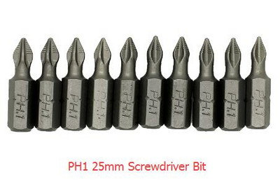 AUTOTOOLHOME 10gab PH1 PZ1 PZ2 PZ3 Skrūvgriežu uzgaļu komplekts Hex Magnetic Anti Slip Phillips Electric L 25 50mm Elektroinstrumentu piederumi