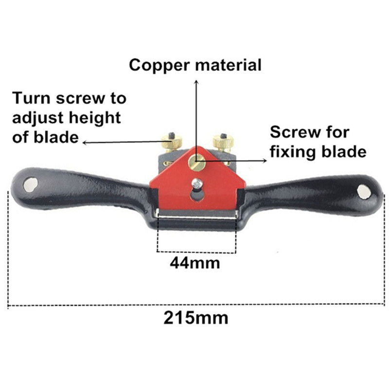 9"/215 mm reguliuojamas medžio apdirbimo oblius Pjovimo briaunos rankinis obliavimo staklės Sraigtinis stipinas Skutimosi rankinis medžio apdirbimo įrankiai Rankiniai įrankiai