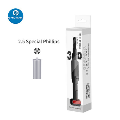 PHONEFIX 3D precíziós csavarhúzó készlet szétszerelni 3D csavarhúzó iPhone-hoz Samsung mobiltelefon-javító csavarhúzó kéziszerszám