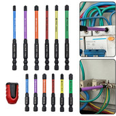 3 τμχ Μαγνητική ειδική σχισμή σταυρωτό κατσαβίδι με μαγνητικό δακτύλιο FPH FPZ Παξιμάδια για Ηλεκτρολόγο για διακόπτη πρίζας