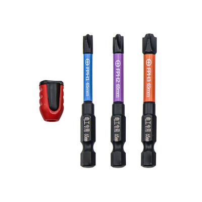 3 τμχ Μαγνητική ειδική σχισμή σταυρωτό κατσαβίδι με μαγνητικό δακτύλιο FPH FPZ Παξιμάδια για Ηλεκτρολόγο για διακόπτη πρίζας