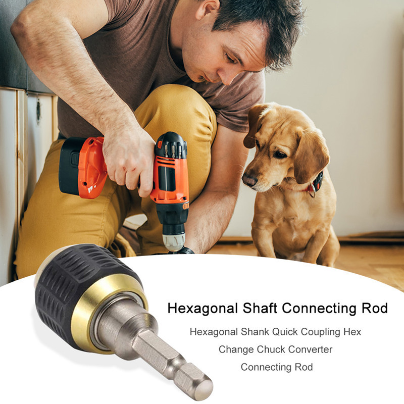 1/4'' šesterokutna drška Brza spojnica Odvijač Svrdlo Produžna šipka Držač Adapter Pretvarač Skočni samozaključavajući nosači
