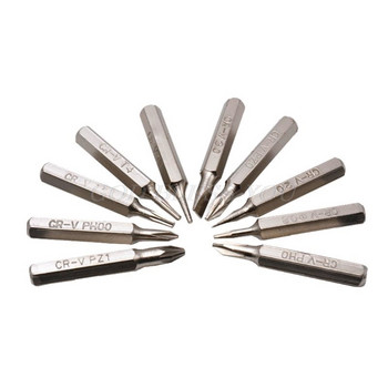 10τμχ 28mm Magnetic CR-V Precision Screwdriver Bit Set PH00 PH0 Z1 Z0 3.0 2.0 1.0 T5 T4 0.8 Multifunctional Hex Torx Head Repair