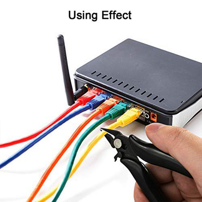 Clești diagonale de 5 inchi Petpig Clești de tăiat cabluri electrice practice pentru tăiere tăieturi laterale Mini clește înțesat Unelte de mână