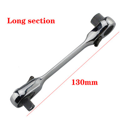 2 az 1-ben Mini hatlapfejű csavarhúzó fogantyú Kétirányú gyorskioldó villáskulcs Kettős fejű racsnis csavarkulcs 72 fogas