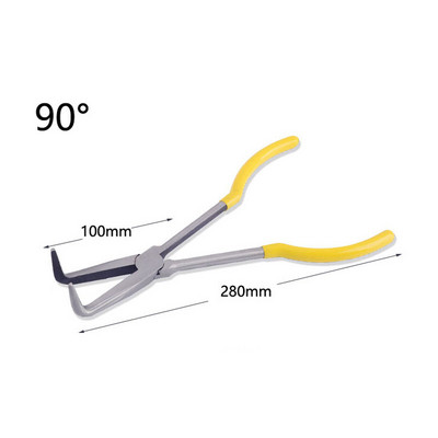 Augsta oglekļa tērauda garās knaibles, taisni saliekti uzgali Mehāniskā aprīkojuma rokas instrumenti