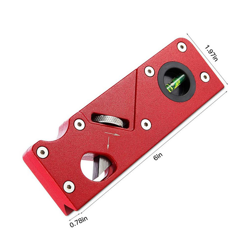 Ръчно ренде за дървообработване Нож за ръбове на дърво Ъглова равнина 45 градуса Скосяване и подрязване Инструменти за дървообработка