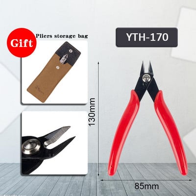 Clește YTH Tăiere cabluri electrice Tăiere tăietoare laterale Mini clește diagonală cu tăiere cu mai multe sârme Unelte de mână tăietor de sârmă