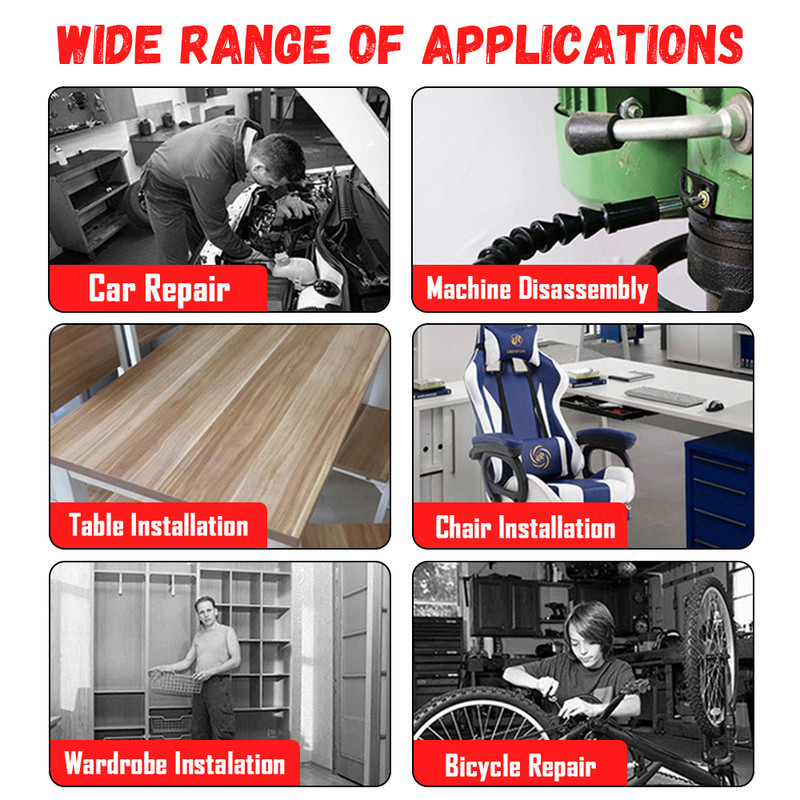 Regulējams 105 grādu taisnleņķa piegrieznis skrūvgrieža instrumentu komplekts 1/4 sešstūra kāts elektrourbjmašīnas skrūvgriežu uzgaļu instrumentiem